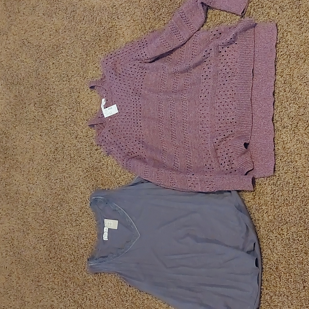 Tank and sweater outfit